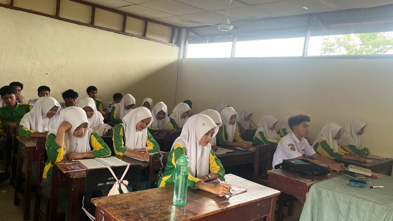 Suasana belajar di kelas